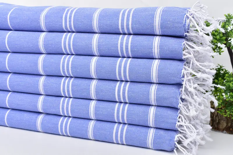 Handmade Gift, Custom Hand Towel, Monogrammed Hand Towel, 40x24 Cotton Striped Towel, Bridesmaid Gift, Gift For Boyfriend, Bathroom Towels - 3