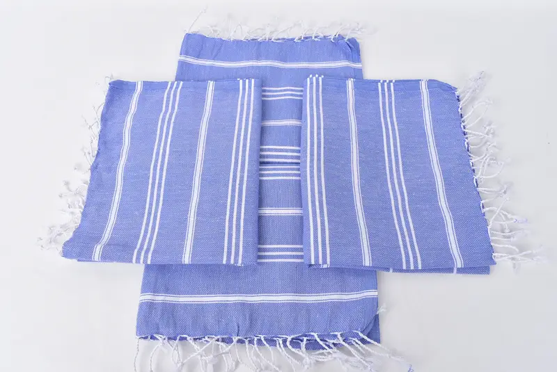 Handmade Gift, Custom Hand Towel, Monogrammed Hand Towel, 40x24 Cotton Striped Towel, Bridesmaid Gift, Gift For Boyfriend, Bathroom Towels - 6