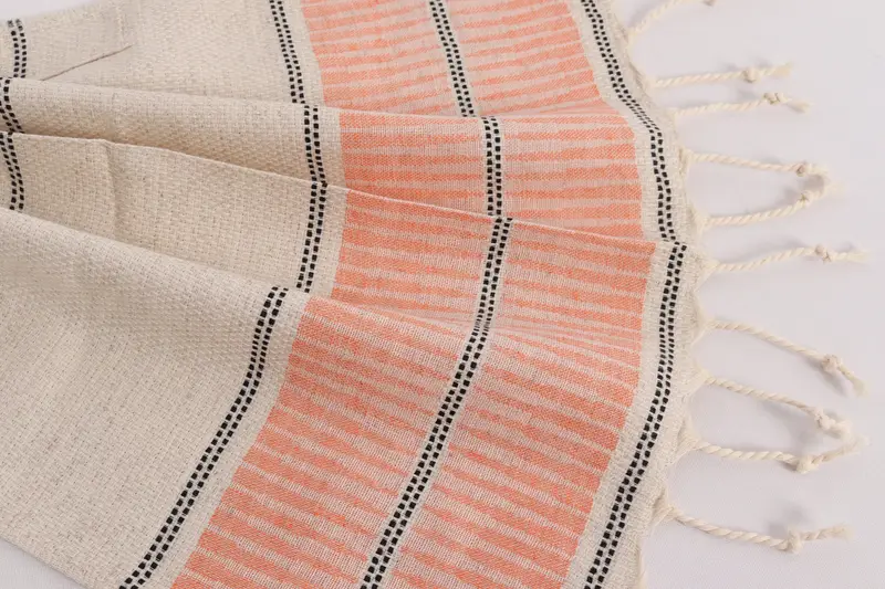 Personalized Kitchen Towel, Monogram Turkish Bath Towel, Monogram Dish Towel, Personalized Dish Towel, 40x20 Linen Striped Towel, Bridesmaid Gifts - 8