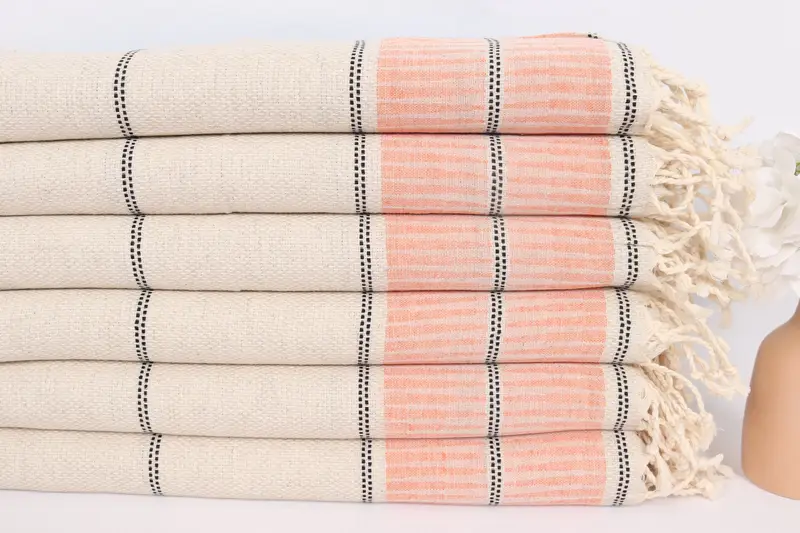 Personalized Kitchen Towel, Monogram Turkish Bath Towel, Monogram Dish Towel, Personalized Dish Towel, 40x20 Linen Striped Towel, Bridesmaid Gifts - 3