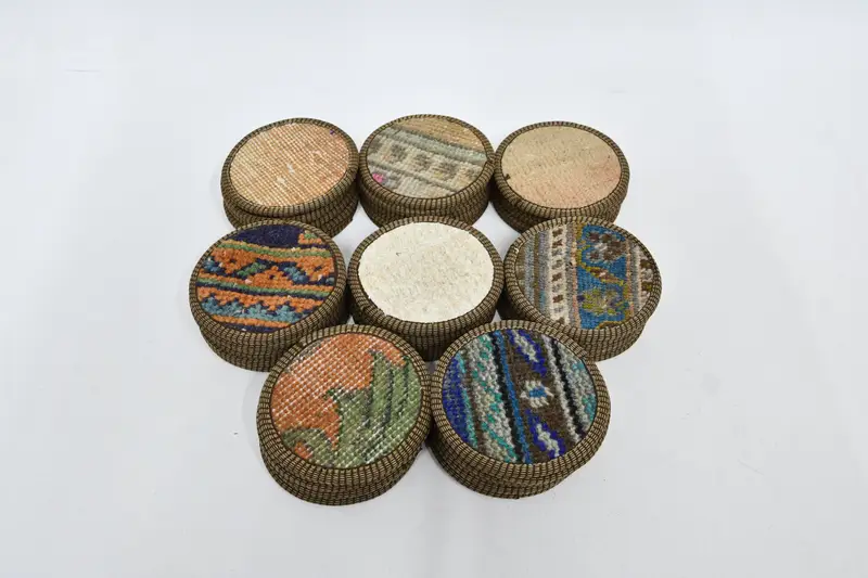 Bohemian Pattern Round Coaster, Durable and Stylish Drink Coaster