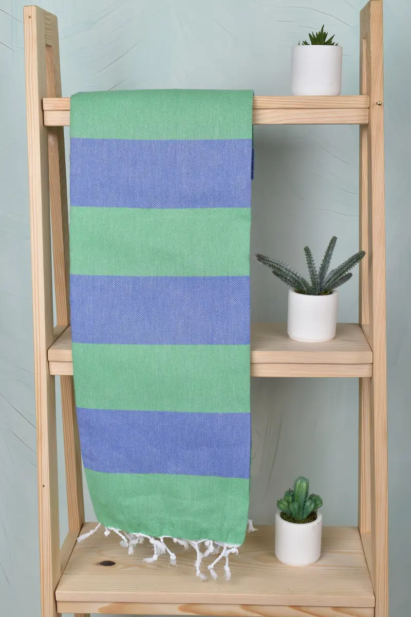 70x40 Cotton Striped Towel, Organic towel, Bachelorette Party Gifts, Best Beach Towel, Bridesmaid Proposal Gift, Travel Towel, Quick-dry towel - 8