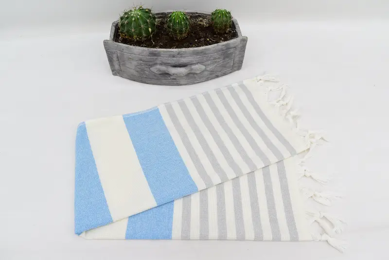 Turkish Tea Towel, 36x18 Cotton Striped Terry Towel, Gift For Her, Personalized Gifts, Gift Towel, Turkish Towel Hand Towel, Custom Wedding Gifts - 8