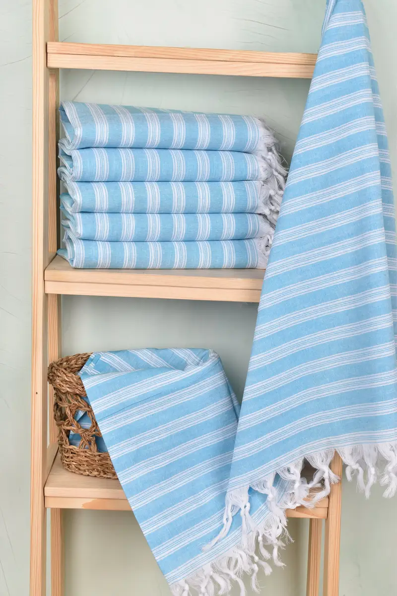 70x40 Cotton Striped Towel, Wedding Favors, Large Turkish Towel, Home Decor Towel, Bachelorette Party Decorations, Scarf Towel, Beach Towel Bulk - 3