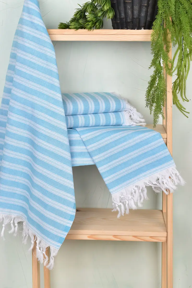 70x40 Cotton Striped Towel, Wedding Favors, Large Turkish Towel, Home Decor Towel, Bachelorette Party Decorations, Scarf Towel, Beach Towel Bulk - 6