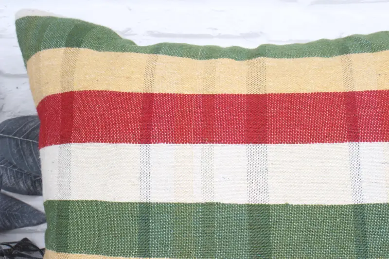 Vintage Cushion, 24x24 Green Cushion Cover, Pillow Sham, Gift Pillow, Boho Pillow, Comfy Throw Pillow Cover, Ethnical Kilim Rug Pillow - 2