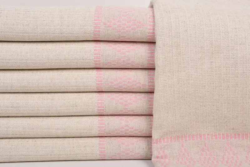 Wedding Hand Made Gift, Quick-dry towel, Turkish Towel USA, 70x36 Linen Kilim Design Towel, Valentines Day Gift Idea, Large Turkish Towel - 1