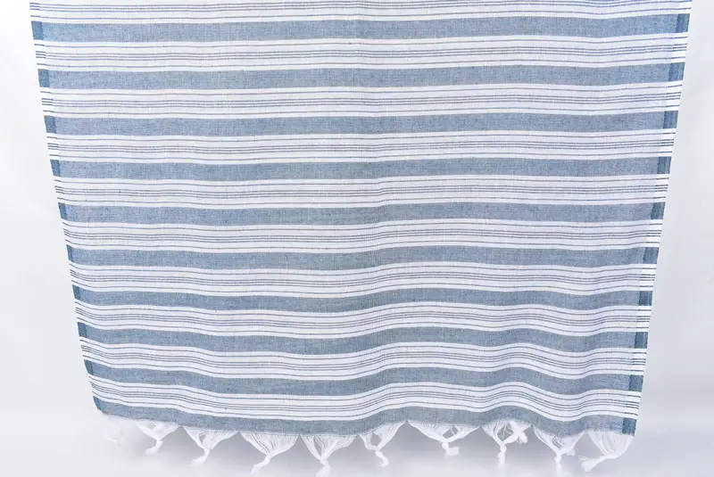Luxury Turkish Bath Towel, Turkish towel, Pool Towels, Yoga Towel, Valentines Gift, Embroidered Towel, Gift For Her, 70x40 Cotton Striped Towel - 8