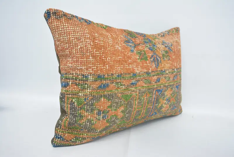 Gift Pillow, Cushion Case, Throw Kilim Pillow, 16x24 Red Cushion Case, Morroccon Kilim Cushion Cushion Cover, Vintage Pillow, Floor Pillow Cover - 4
