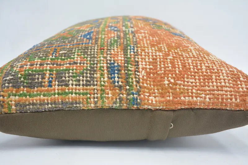 Gift Pillow, Cushion Case, Throw Kilim Pillow, 16x24 Red Cushion Case, Morroccon Kilim Cushion Cushion Cover, Vintage Pillow, Floor Pillow Cover - 5