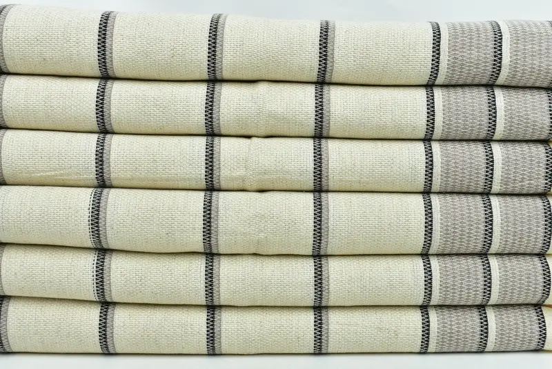 Bachelor Towel, Xmas Gifts, Monogram Tea Towel, 40x20 Linen Striped Towel, Turkish Tea Towel, Gift For Him, Wedding Gift, Turkish Towel Hand Towel - 2
