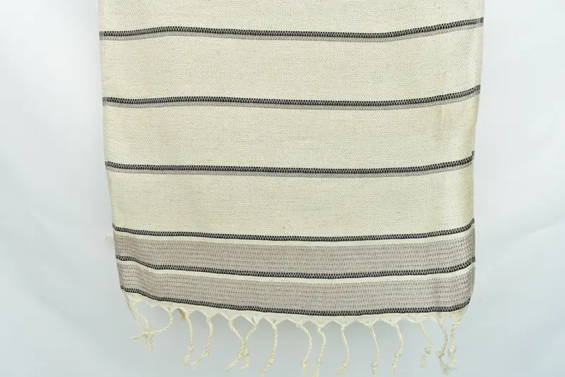 Bachelor Towel, Xmas Gifts, Monogram Tea Towel, 40x20 Linen Striped Towel, Turkish Tea Towel, Gift For Him, Wedding Gift, Turkish Towel Hand Towel - 8