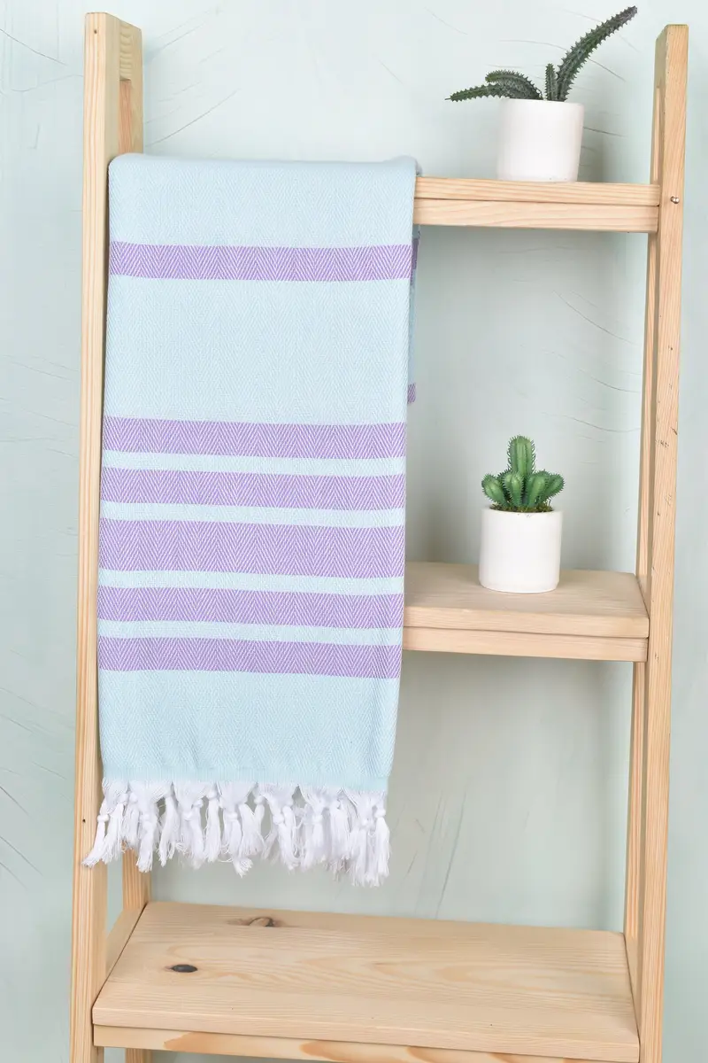 Miami Bachelorette Party Favors, 68x36 Cotton Chevron Towel, Personalized Bridesmaid Gift, Gift For Best Friend, Monogram Beach Towel, Fouta towel - 8