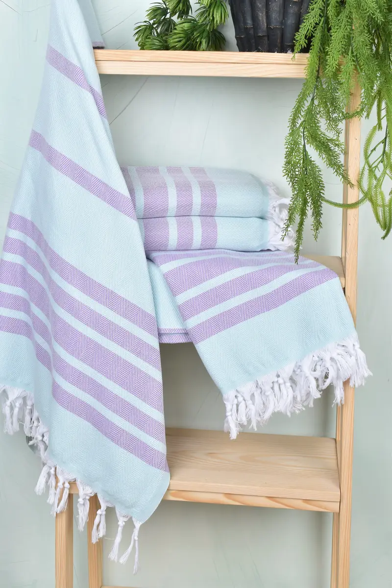 Miami Bachelorette Party Favors, 68x36 Cotton Chevron Towel, Personalized Bridesmaid Gift, Gift For Best Friend, Monogram Beach Towel, Fouta towel - 6