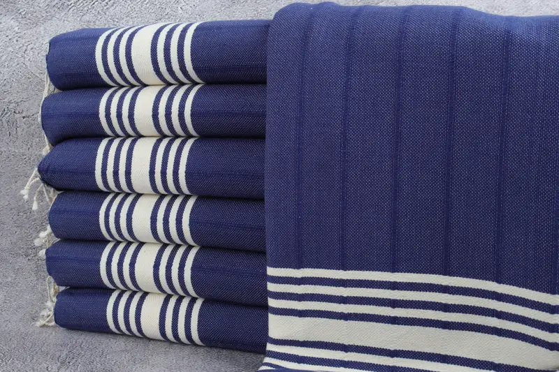 Bachelorette Party Favor, Peshtemal Towel, Beach Towel Bulk, 64x36 Cotton Striped Towel, Guest Towel, Fouta towel, Best Beach Towel, Handmade Gift - 1