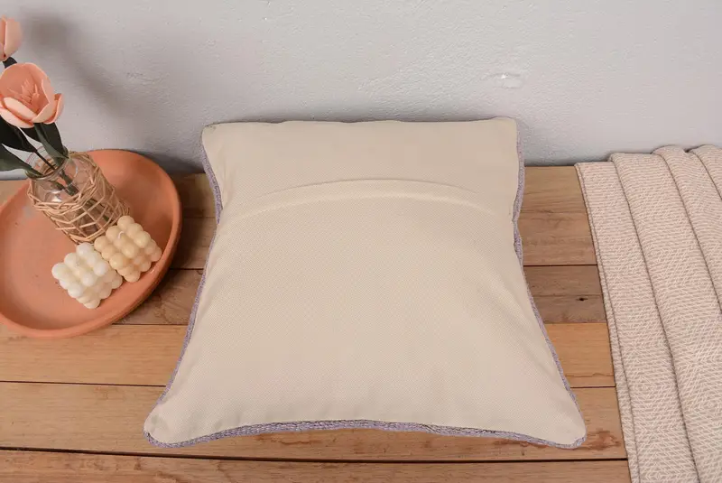 Ethnic Throw Pillow Case, Boho Pillow Sham Cover, Pillow for Sofa, Sofa Cushion, Interior Designer Pillow, 18x18 Purple Pillow Case, Pillow Case - 6