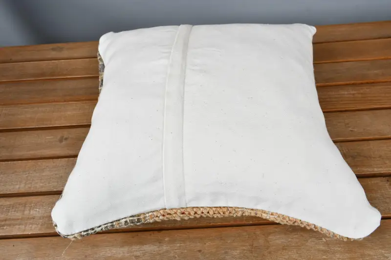 Luxury Cushion, Retro Cushion, Pillow Sham, 14x14 Orange Pillow Sham, Vintage Kilim Throw Pillow, Turkish Pillow, Authentic Pillow, Antique Pillows - 5