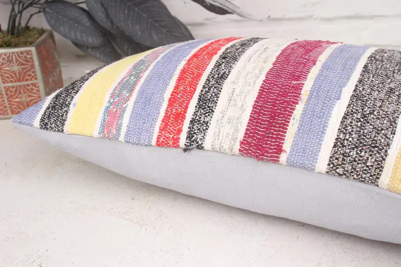 Interior Designer Pillow, Vintage Kilim Pillow, Gift Pillow, 12x20 White Cushion, Pillow Case, Decorative Cushion Cover, Pet Pillow Sham - 7