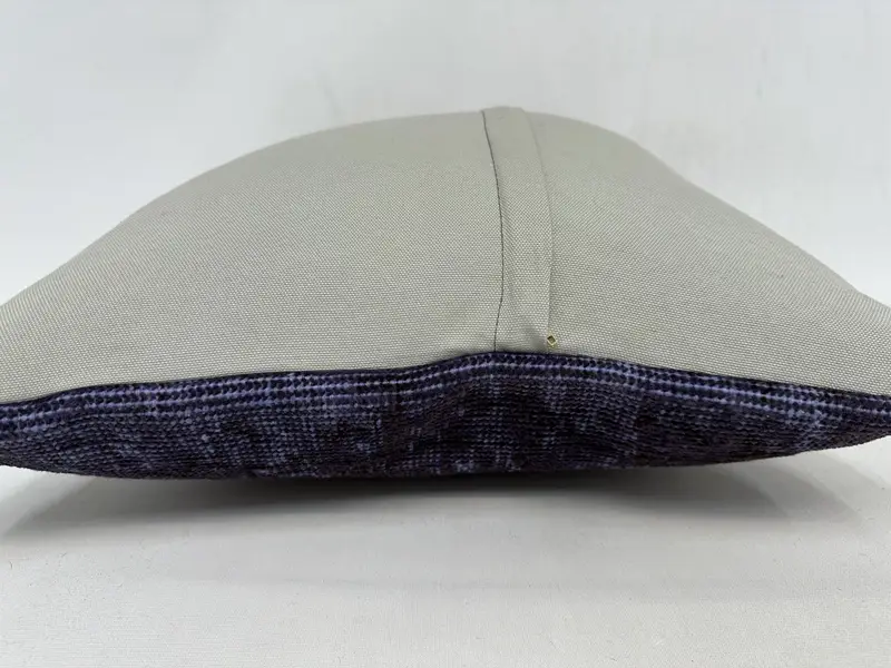 Funda de cojín de sillón, cubierta de cojín de pastel, cojín morado 20x20, cubierta de almohada, almohada boho, cubierta de almohada de kilim, almohada para sofá - 7