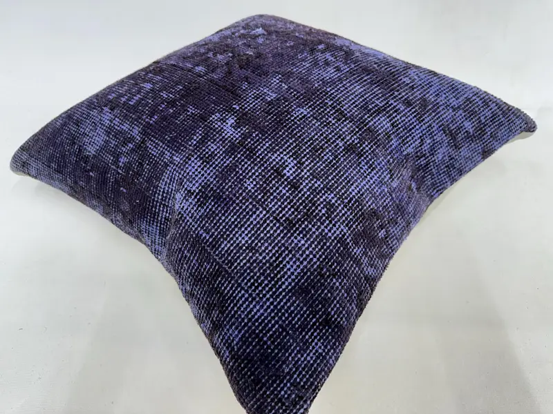 Funda de cojín de sillón, cubierta de cojín de pastel, cojín morado 20x20, cubierta de almohada, almohada boho, cubierta de almohada de kilim, almohada para sofá - 6