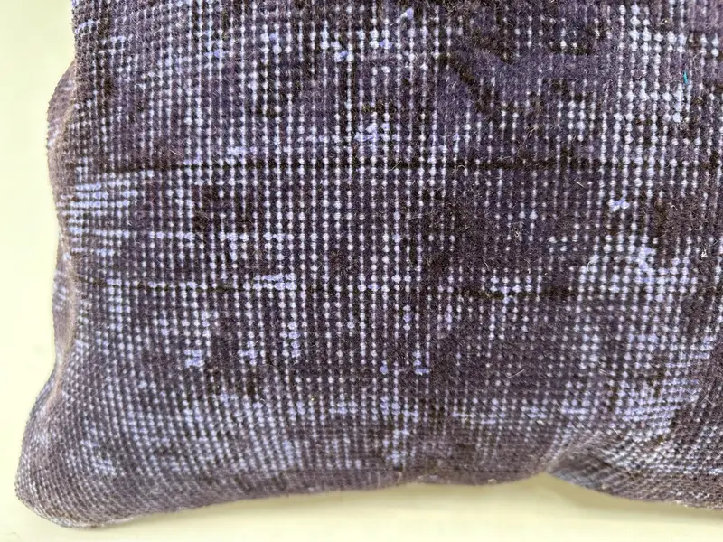 Funda de cojín de sillón, cubierta de cojín de pastel, cojín morado 20x20, cubierta de almohada, almohada boho, cubierta de almohada de kilim, almohada para sofá - 2