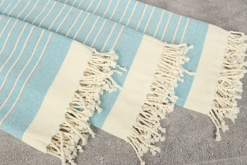 Turkish Bath Towel USA, Pool Towels, Bride Gift, 68x40 Cotton Striped Terry Towel, Cotton towel, Quick-Dry Beach Towel, Personalized Bridesmaid Gift - 5