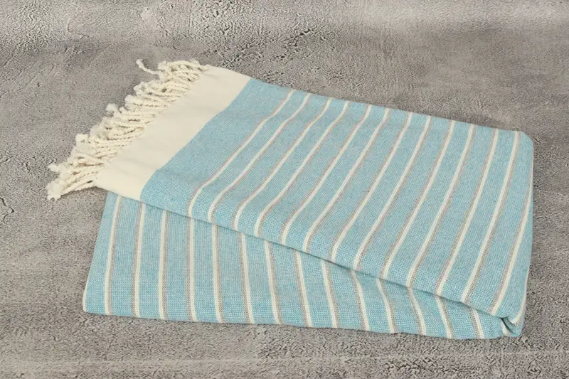 Turkish Bath Towel USA, Pool Towels, Bride Gift, 68x40 Cotton Striped Terry Towel, Cotton towel, Quick-Dry Beach Towel, Personalized Bridesmaid Gift - 6