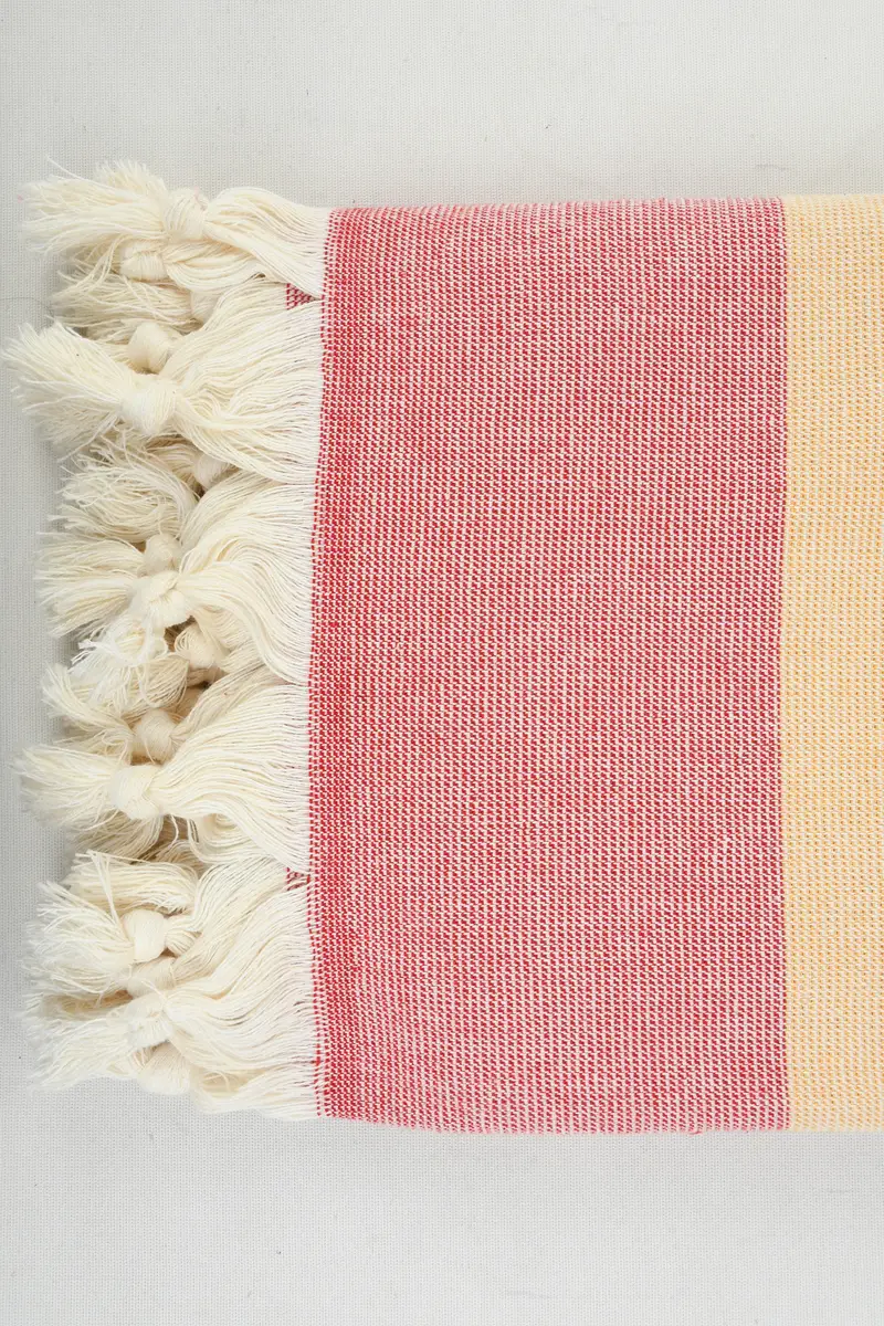 Bridal Shower Favors, 70x36 Cotton Striped Terry Towel, Wedding Anniversary Gift, Turkish Towel USA, Best Friend Gift Ideas, Embroidered Towel - 4