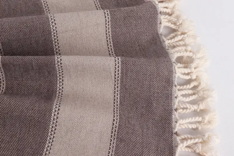 68x36 Cotton Striped Towel, Peshtemal Towel, Wedding Favors, Spa Towel, Wedding Anniversary Gift, Bachelor Gifts, Baby Boy Gift, Best Friend Gift - 8