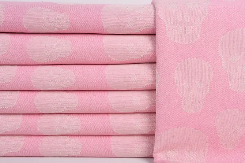 68x36 Cotton Skull Patterned Towel, Customized Towels, Home Decor Gifts, Lightweight Turkish towel, Turkish beach towel with fringe, Bridesmaid Gift - 1