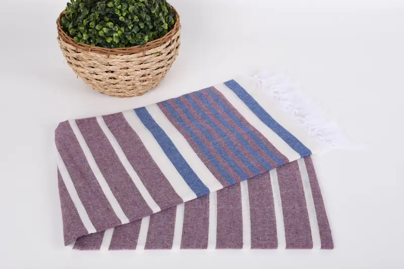 Personalized Bridesmaid Gift, Personalized Bridesmaid Beach Towel, Bridesmaid Gift, Custom Gift, Embroidery Towels, 68x40 Cotton Striped Towel - 4