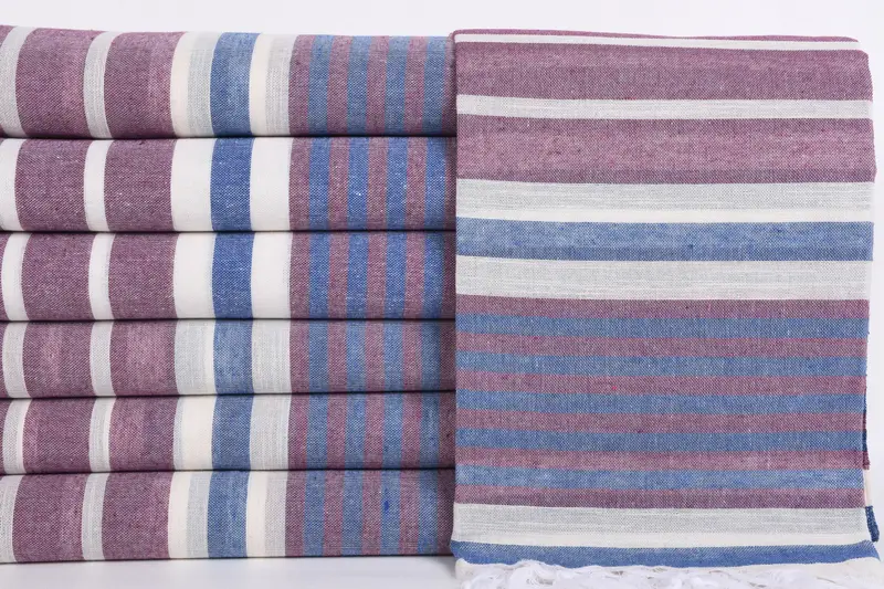 Personalized Bridesmaid Gift, Personalized Bridesmaid Beach Towel, Bridesmaid Gift, Custom Gift, Embroidery Towels, 68x40 Cotton Striped Towel - 1