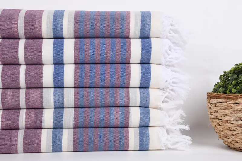 Personalized Bridesmaid Gift, Personalized Bridesmaid Beach Towel, Bridesmaid Gift, Custom Gift, Embroidery Towels, 68x40 Cotton Striped Towel - 2