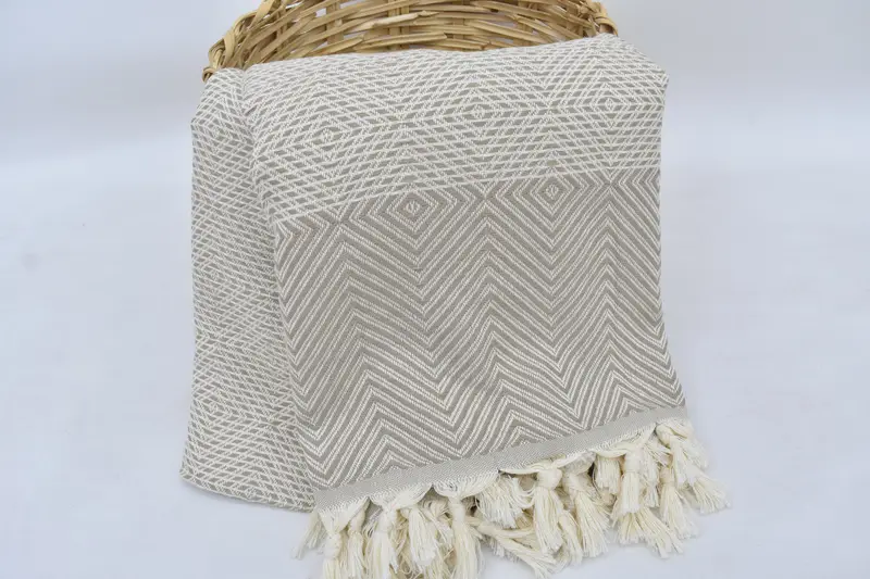 Tablecloth, Woven Blanket, Turkish Cotton Blanket, Bachelor Party Gifts, Wedding Favors, 92x80 Cotton Diamond Towel, Best Friend Wedding Gift - 8