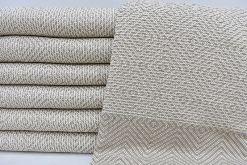 Tablecloth, Woven Blanket, Turkish Cotton Blanket, Bachelor Party Gifts, Wedding Favors, 92x80 Cotton Diamond Towel, Best Friend Wedding Gift - 3