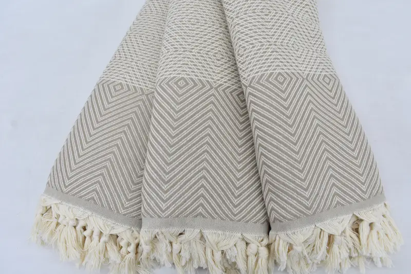 Tablecloth, Woven Blanket, Turkish Cotton Blanket, Bachelor Party Gifts, Wedding Favors, 92x80 Cotton Diamond Towel, Best Friend Wedding Gift - 5