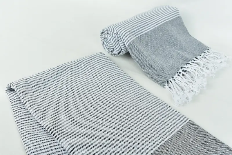 Fitnesshandtuch, Hauswärmegeschenk, Urlaubstuch, 70x36 Baumwollstreifenhandtuch, personalisiertes Strandtuch, Fouta -Handtuch, benutzerdefiniertes Hochzeitstuch, benutzerdefiniertes Handtuch - 7