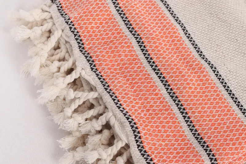 Custom Wedding Gifts, 104x96 Cotton Striped Towel, Bridal Shower Gift, Oversized Beach Towel, Turkish Blanket, Couch Throw, Wedding Anniversary Gift - 14