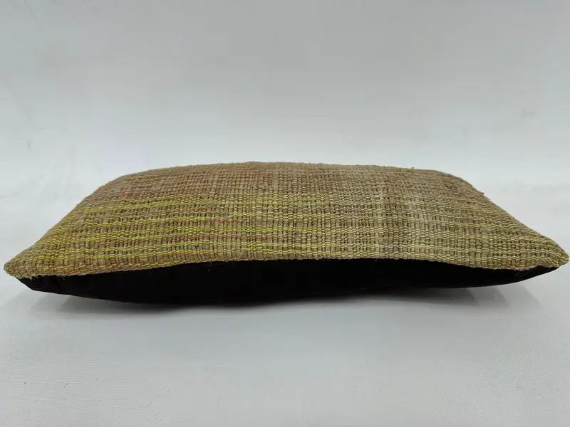 Kilim Pillow Cover, Home Decor Pillow, Antique Pillows, Cushion Cover, 8x16 Brown Pillow, Hippie Throw Cushion Case, Decorative Bolster Cushion - 5