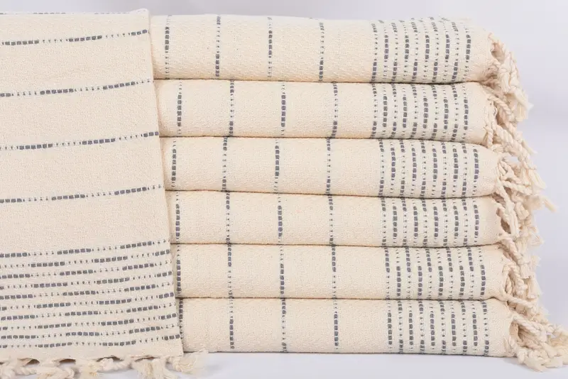 Personalized Gifts, Towel With Name, Small Bath Towels, Turkish Tea Towel, 36x18 Cotton Striped Design Towel, Small Towel, Monogram Towels - 1