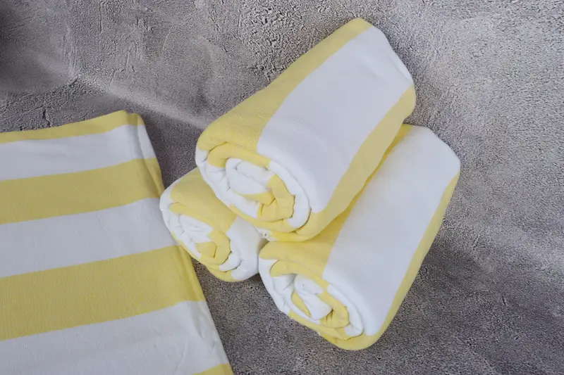 Turkish Towel USA, Best Friend Christmas Gift, Bachelorette Party Gifts Bridesmaids, 64x36 Cotton Striped Terry Towel, Quick-dry peshtemal - 8
