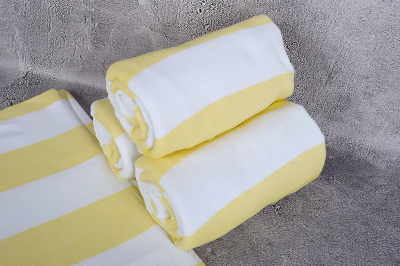 Turkish Towel USA, Best Friend Christmas Gift, Bachelorette Party Gifts Bridesmaids, 64x36 Cotton Striped Terry Towel, Quick-dry peshtemal - 7