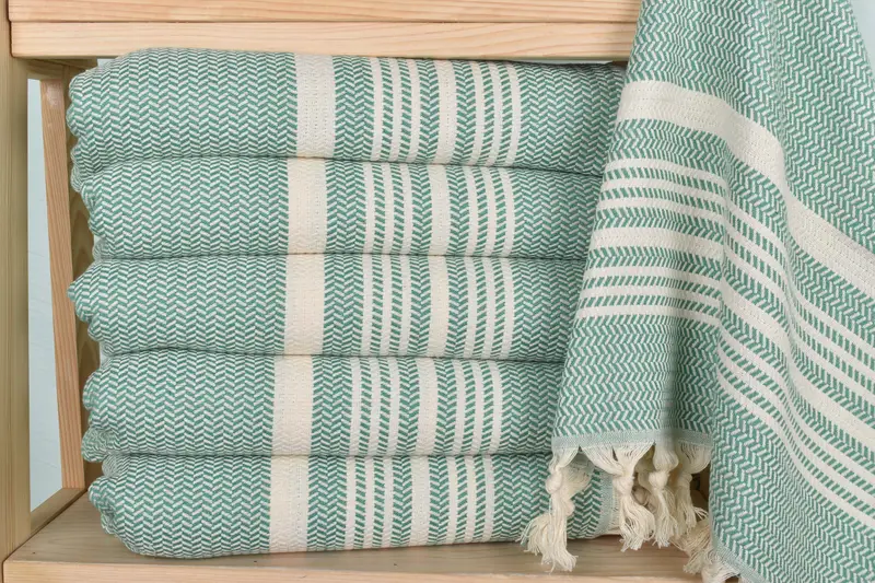 Konuk havlu, ev dekor hediyeleri, banyo havlu, kişiselleştirilmiş mutfak havlu, Noel iyilikleri, düğün iyilikleri, 40x18 pamuklu çizgili havlu, spor salonu havlu - 3
