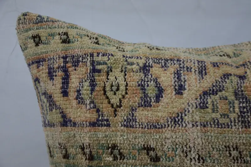 Bright Pillow Sham, Turkish Pillow, Cushion Cover, Interior Designer Pillow, 32x32 Beige Pillow Case, Kilim Pillow Cover, Retro Throw Pillow Sham - 2