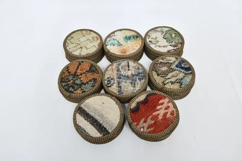 Posavasos redondo bohemio, elegante decoración de mesa para la vida moderna