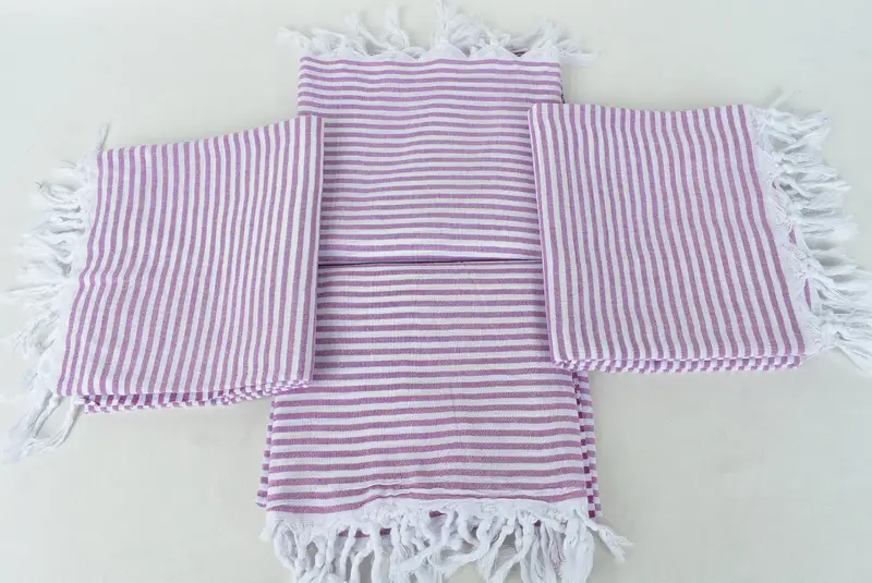 Beach Theme Bachelorette Party Gifts, Housewarming Gift, Custom Gift, 68x36 Cotton Striped Towel, Organic Turkish towel, Wedding Day Gift For Bride - 6