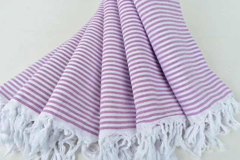Beach Theme Bachelorette Party Gifts, Housewarming Gift, Custom Gift, 68x36 Cotton Striped Towel, Organic Turkish towel, Wedding Day Gift For Bride - 4