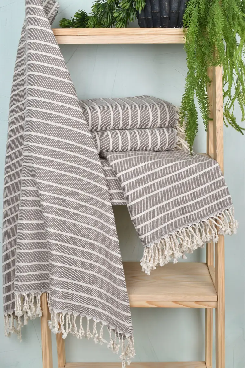 Wedding Favors, Bachelor Towel, 70x40 Bamboo Striped Towel, Bachelor Gifts, Bachelorette Party Favors Beach, Kids Beach Towel, Turkish beach towel - 6