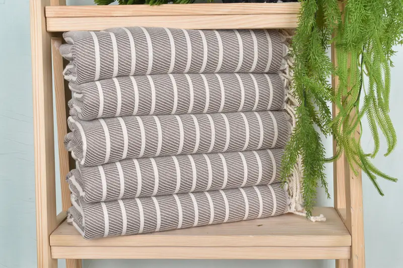 Wedding Favors, Bachelor Towel, 70x40 Bamboo Striped Towel, Bachelor Gifts, Bachelorette Party Favors Beach, Kids Beach Towel, Turkish beach towel - 1