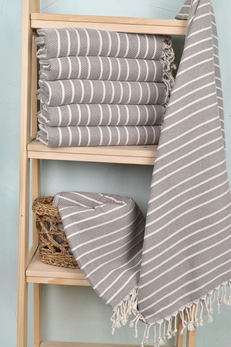 Wedding Favors, Bachelor Towel, 70x40 Bamboo Striped Towel, Bachelor Gifts, Bachelorette Party Favors Beach, Kids Beach Towel, Turkish beach towel - 3